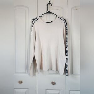 Harley-Davidson Cream Long Sleeve Top with Black Accents